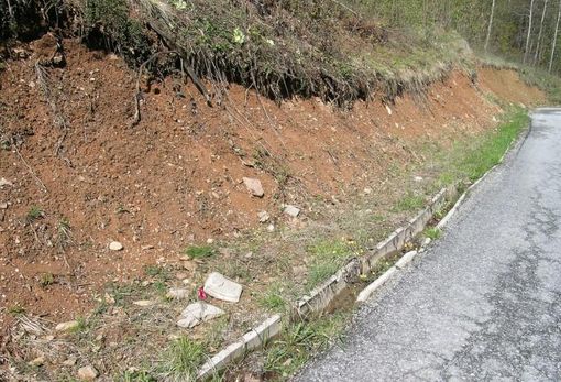 La Provincia mette in sicurezza due frane sulla provinciale Pamparato-Valcasotto e a Roascio