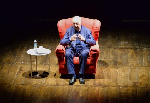 Paolo Mieli al teatro Magda Olivero di Saluzzo - Foto Mauro Piovano