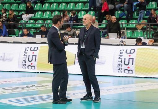 Paolo Brugiafreddo insieme con coach Matteo Battocchio