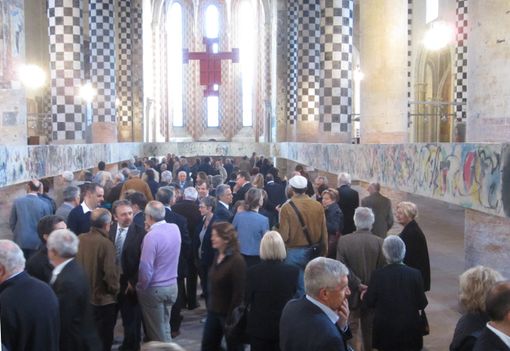 Sabato inaugurazione dello spazio Gallizio e lettura del manifesto della pittura industriale