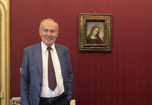 Il presidente della Cassa di Risparmio di Fossano Gianfranco Mondino