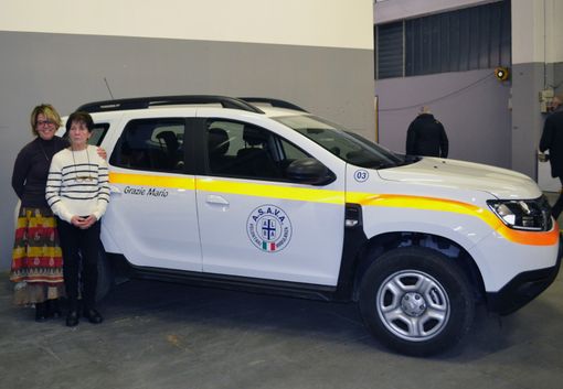 Il veicolo consegnato alla memoria di Mario Aimasso Il veicolo consegnato alla memoria di Mario Aimasso