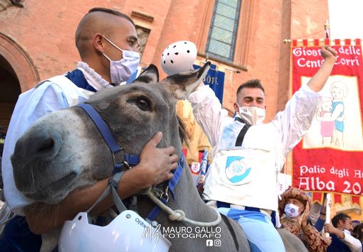 In questo bello scatto di Mauro Gallo la premiazione del Palio degli Asini 2020 In questo bello scatto di Mauro Gallo la premiazione del Palio degli Asini 2020
