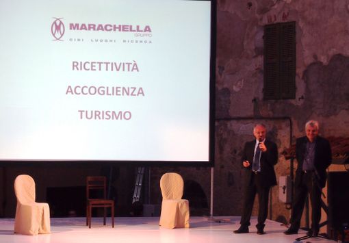 Renato Chinea durante l'incontro con Marachella group