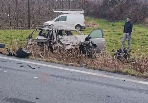 In tarda mattinata l'incidente sulla Provinciale 662
