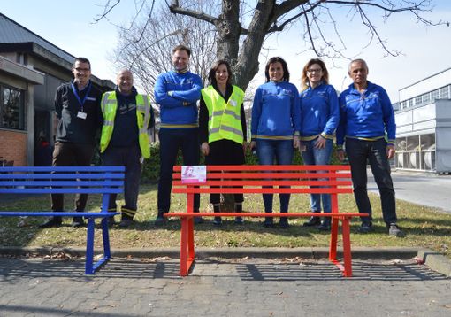 8 Marzo: inaugurata una Panchina Rossa alla Michelin di Cuneo