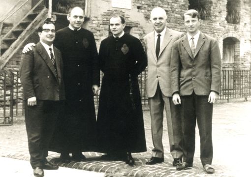 Fratel Luigi Bordino durante una sua visita a Colle don Bosco (Foto fratelluigibordino.it)