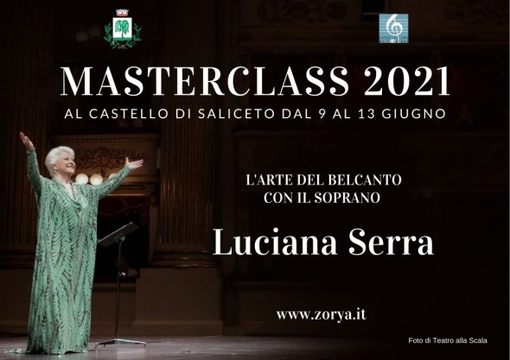 La grande Luciana Serra ospite al Castello di Saliceto La grande Luciana Serra ospite al Castello di Saliceto