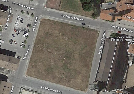 L'area individuata per la costruzione del nuovo teatro