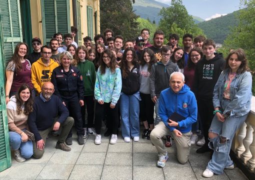 Questa mattina la gradita visita di Stefania Belmondo all'istituto superiore di Ormea Questa mattina la gradita visita di Stefania Belmondo all'istituto superiore di Ormea