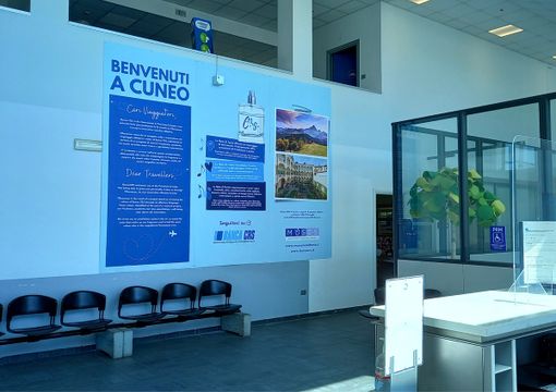 Banca CRS profuma l’Aeroporto di Cuneo-Levaldigi