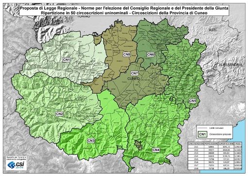 Cosi le 50 circoscrizioni del Piemonte e le 8 della Granda prevista dalla nuova Legge Regionale Cosi le 50 circoscrizioni del Piemonte e le 8 della Granda prevista dalla nuova Legge Regionale