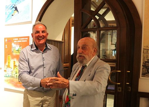 Beppe Carlevaris con Enrico Beruschi