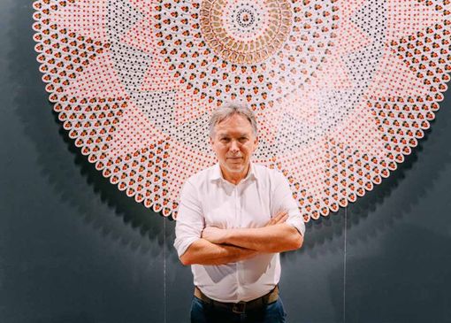 L'artista Nicola Bolla