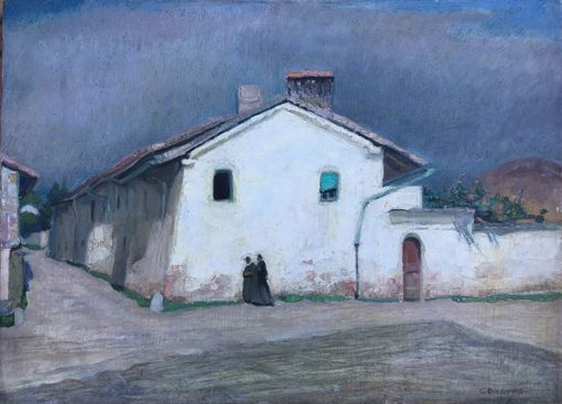 "La casa del prete" di Giulio Boetto, una delle opere esposte
