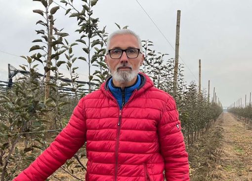 Maurizio Ribotta, responsabile provinciale del Settore Tecnico, tecnici in campo di Cia Agricoltori italiani di Cuneo