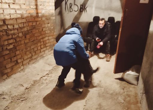 Lo scantinato nel condominio di Eleonora usato come rifugio (Foto di E. Trivigno)