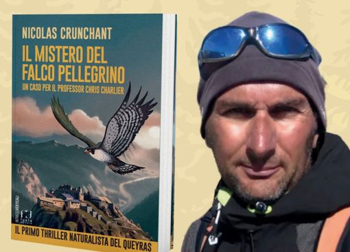 Nicolas Crunchant con il suo nuovo romanzo “Il Mistero del Falco Pellegrino”
