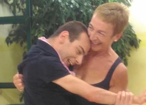 Paola con suo figlio Federico Chicco Paola con suo figlio Federico Chicco