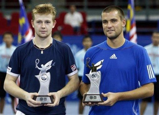 La premiazione di Golubev a Kuala Lumpur (ATP Malaysian Open (c) Getty  )