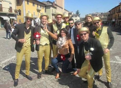 Un'immagine della Festa delle Leve a Boves Un'immagine della Festa delle Leve a Boves