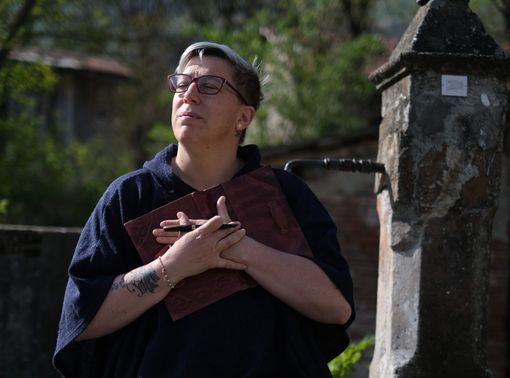 L'autrice del libro, Cinzia Dutto