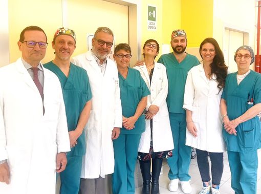 Da sinistra Saverio Danese, Pietro Ferrando, Umberto Fiandra, Ada Ala, Manuela Ceccarelli, Jacopo Cumbo, Elisa Picardo, Rita Musso