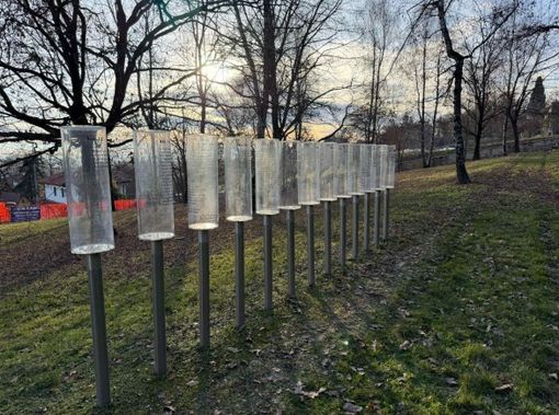 Saluzzo, il Sentiero della Costituzione nel giardino Matteo Olivero
