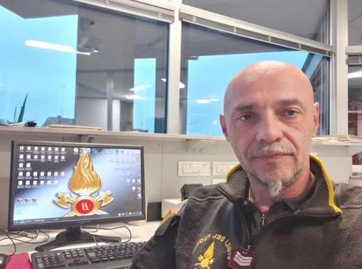 Vigili del fuoco della Granda in lutto per la morte del collega Flavio Bernardi