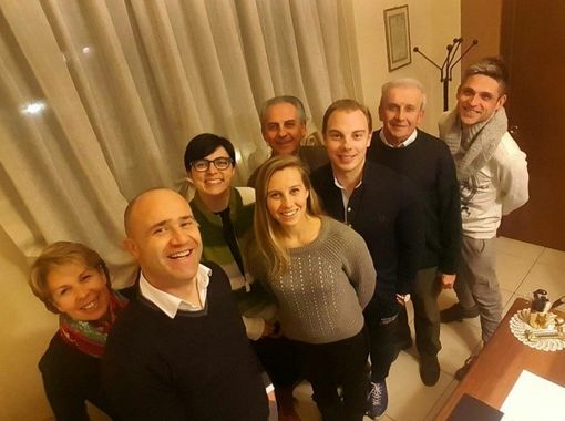 Gli attori della "Filodrammatica buschese ‘El Ciochè'"