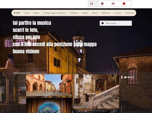 Home page del sito Home page del sito