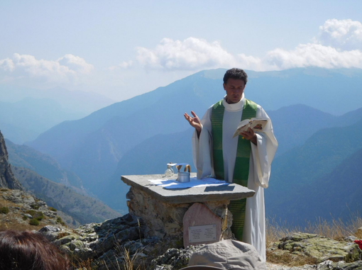 14^ messa annuale in alta quota ad Acceglio con i donatori del Gasm di Moretta