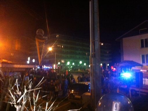 La foto dell'incidente inviataci da un nostro lettore