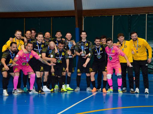 L'Area Calcio Futsal sa solo vincere: promozione in C2 e Coppa