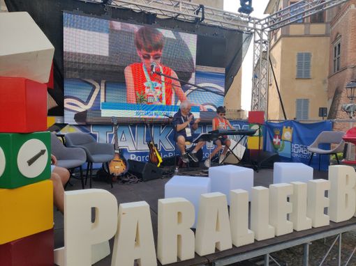 Riccardo Mercenati con il nonno Attilio