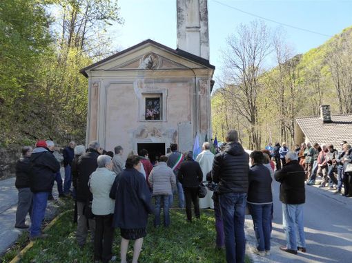 25 aprile: Frabosa Sottana ha ricordato i caduti presso la cappella del Pellone