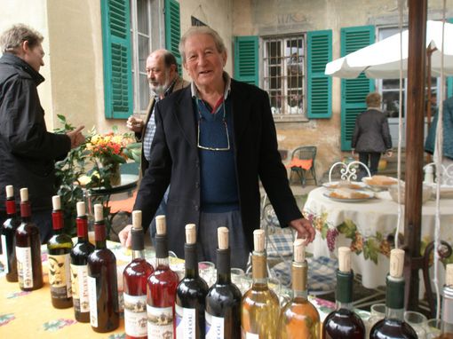 Il conte Alessandro Reyneri di Lagnasco, nella sua proprietà saluzzese in occasione della Festa di San Carlo