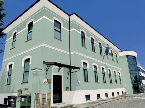 Il rendering dell'edificio dopo i lavori