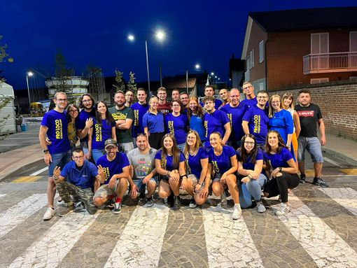 Il gruppo della Proloco di Ceresole d'Alba