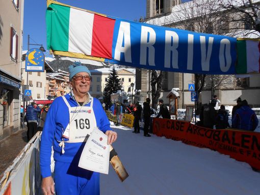 Un piccolo gruppo cuneese ha partecipato alla 40° Marcialonga della Valle di Fiemme e Fassa