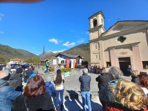 Un momento della cerimonia