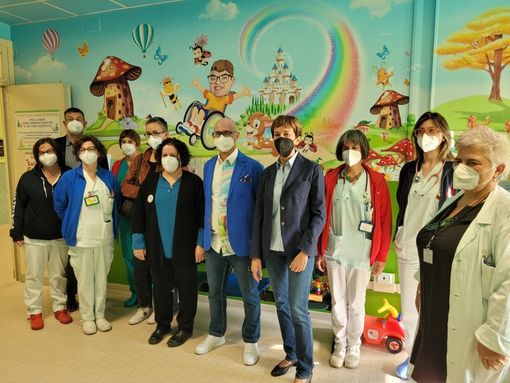 Al Pronto Soccorso pediatrico dell'ospedale di Cuneo inaugurata "La favola di Marco"