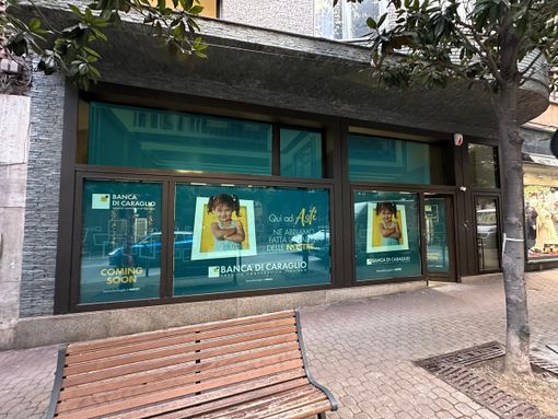 La nuova filiale della Banca di Caraglio ad Asti, in corso Dante 22