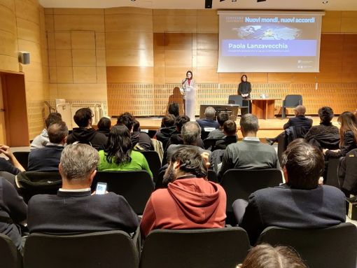 L'intervento di Paola Lanzavecchia, presidente della Sezione Vini e Distillati di Confindustria Cuneo