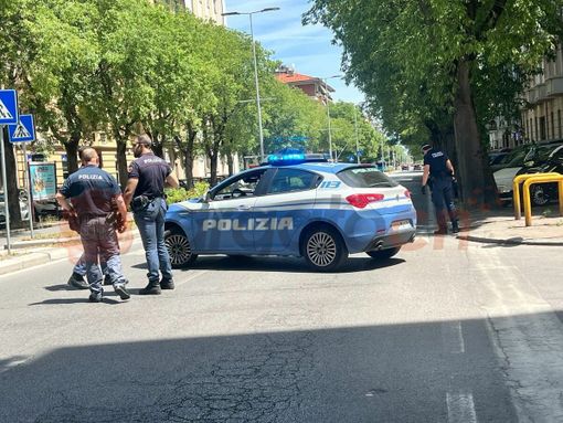 Polizia e Polizia Locale sul luogo dell'incidente Polizia e Polizia Locale sul luogo dell'incidente