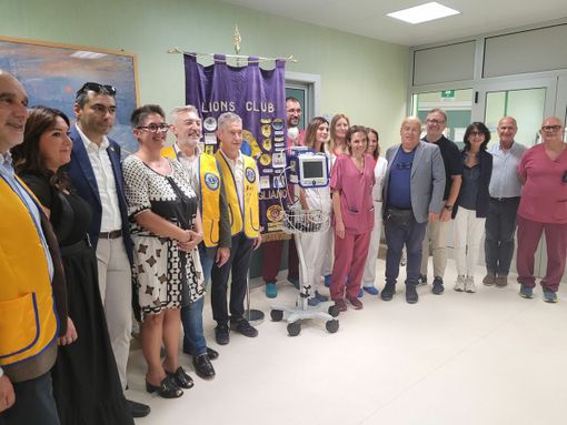 Nuova apparecchiatura per la Rianimazione di Savigliano: dai Lions un monitor emodinamico non invasivo