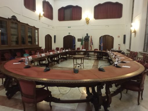 Il salone del Consiglio provinciale