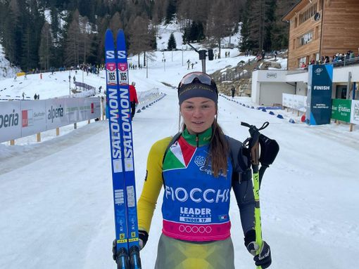 Lucia Brocchiero oro U17 Mass Start Campionati italiani Biathlon giovanile Lucia Brocchiero oro U17 Mass Start Campionati italiani Biathlon giovanile