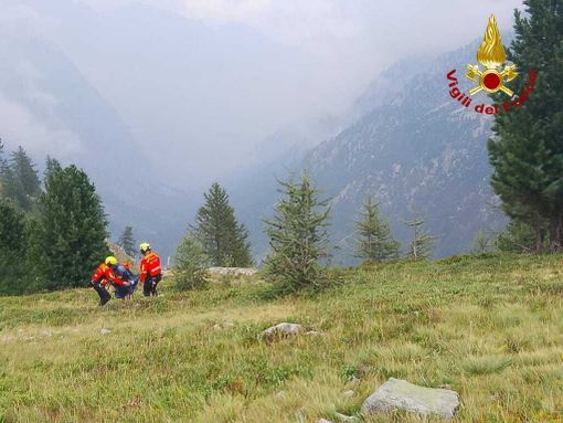 Soccorso in montagna a Valdieri: salvata escursionista in difficoltà Soccorso in montagna a Valdieri: salvata escursionista in difficoltà