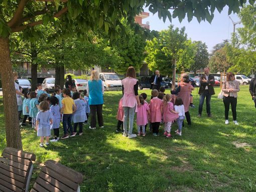 Il bosco didattico in corso Europa ad Alba